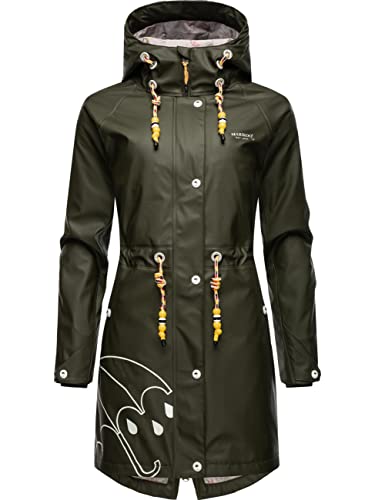 AYSDSKI Damen Regenjacke - Wasserdichte Softshelljacke Mit Kapuze