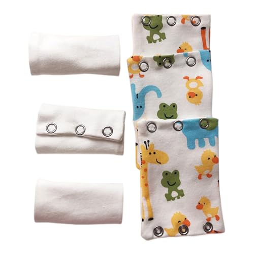 GjnjfdF Extensor para Bodies de Bebé - Alargador Reutilizable para Monos de Pañal de Bebé 6 Unidades - Extensión Térmica Ropa Infantil Unisex Hogar Guardería Viajes