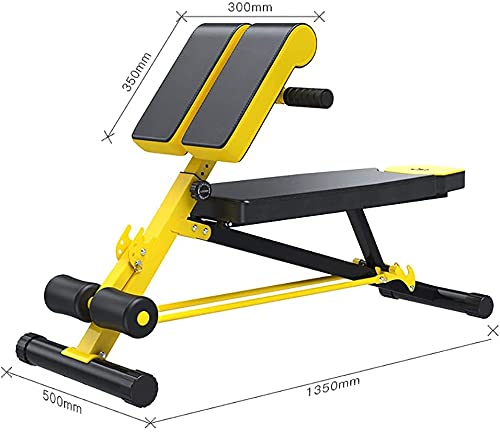 Weight Bench Adjustable Strength Exercise Bench Adjustable AB Roman Seat Multifunction Dumbbell Bench Adjustable Gear Design Meet The Needs Of Different People Waist Sit - Image 8