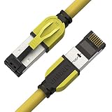 Advertencia: Evite los cables "PLANOS" y DELGADOS, ya que fallaron en las pruebas de velocidad de 10 Gbps y fallaron en el conector LINKUP para cortar los cables para un buen contacto. Otros productos Cat8 premium recomendados: 【(https://www.amazon.es/dp/B07JQ2GSFQ) Cable de Fibra Cat8 Certificado】 【(https://www.amazon.es/dp/B07BN3SZPM) Enchufe Certificado Tool-less】 【(https://www.amazon.es/dp/B08BCR14DB) Tool-less Keystones Certificado】 【(https://www.amazon.es/dp/B07JQ61FYS) Pressing Tools】