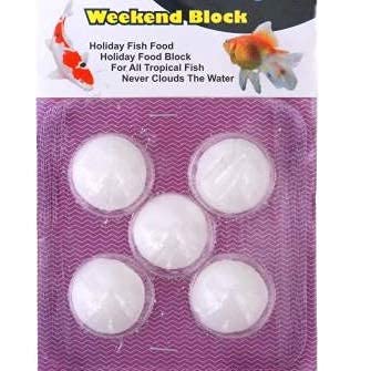 (india pet shop) TOYAA Weekend Block Holiday Food, for All Tropical Fish, Never Clouds The Water - (5pcs in 1) (B09HNTMDVD) Amazon Price History, Amazon Price Tracker