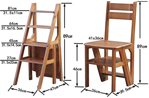 Taburetes de pie de madera para alcanzar armarios altos sin riesgo 3