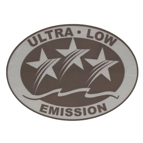 Image of Outboard Motor Low Emission 3 Star California Sticker Decal for Mercury | 3.58 x 2.4 Inch, Also Fit Yamaha, Suzuki, Honda, Johnson Evinrude and most Brand Motors