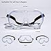 WSGG Medical Goggles, FDA Registered Safety Goggles Fit Over Glasses, Clear Wide-Vision Anti-Fog Eye Protection for Men and Women, Protective Eyewear for Lab, Hospital, Airplane, Workplaces(1 pack)