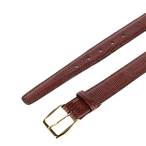 Trafalgar Men's Windsor 30Mm Genuine Lizard Belt (Two Interchangeable Buckle #TOP3