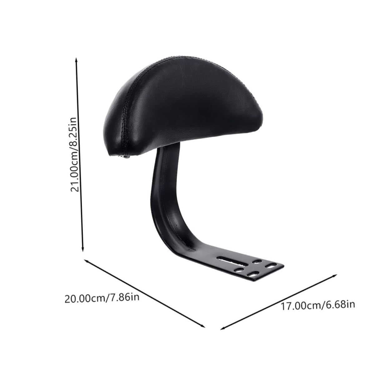 2pezzi Cuscino Sicurezza Imbottito in Spugna per Schienale Posteriore per Bicicletta Poggiapiedi Ergonomico per Ragazzo Resistente e