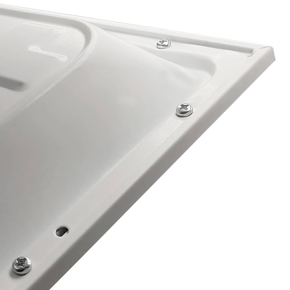 Pack x10 Panel LED 60x60 cm 40W, Driver Philips CertaDrive, 4000 lúmenes, Paneles LED Bajo Consumo y Gran Luminosidad, No Flick, Caja 10 unidades para Falso Techo, Marco Blanco (Luz Blanca (5700K))