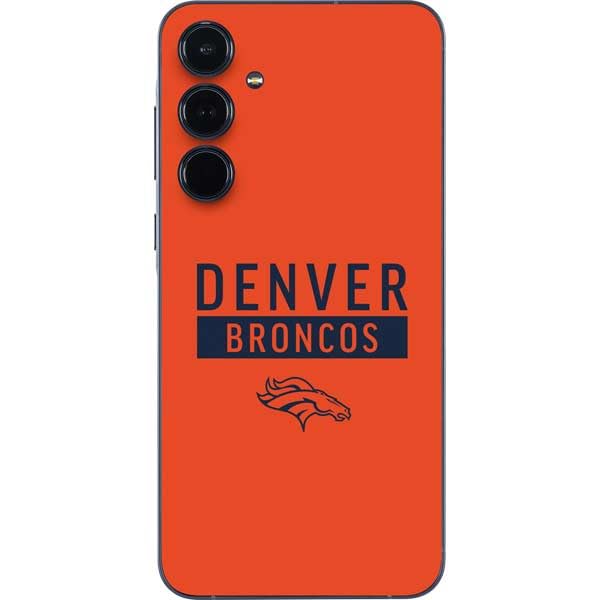 Skinit Decal Phone Skin Compatible with Galaxy A36 5G - Officially Licensed NFL Denver Broncos Orange Performance Series Design