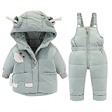 CCOOfhhc Ski Overall Für Kinder Mädchen Jungen Schneeanzug Skianzug Skioverall Anzüge Schneeanzüge Anzug Winter Schnee Suits Jumpsuit Schneeanzu Snowboardjacke 2 Teilig Skisuit