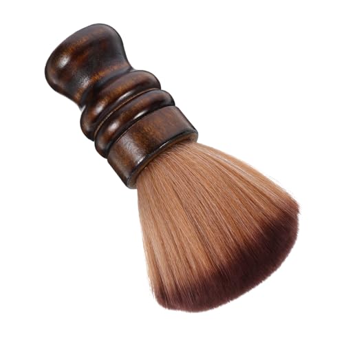 LRXIYODE 静電気除去機能付きウッドハンドルレコードクリーナーブラシ ビニールレコード プレーヤー用 大型ブラシ面でほこ ランダムカラー