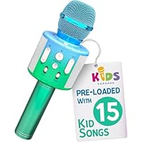 Move2Play, Kids Karaoke Microphone | Includes Bluetooth & Pre-Loaded Songs | Birthday Girl Toy for Toddlers, 2, 3, 4, 5+ Girls & Boys