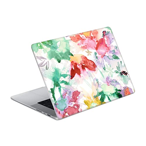 Autocollant MacBook Pro 16 A2485 anti rayure floral Ninola