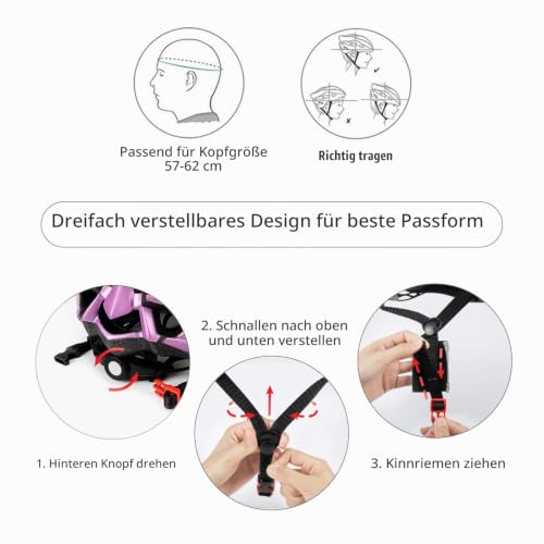 ioutdoor Premium Fahrradhelm, CE CPSC Zertifikat (Gradient Gelb) – Ansicht 6