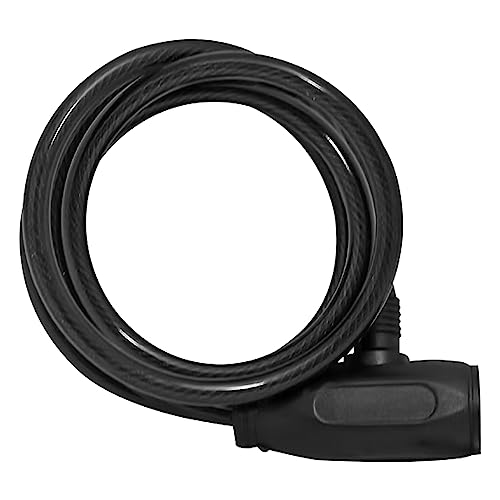 Bike Lock with Key – Bike Lock - Lock for Bicycles - 6Ft PVC Bike Locks - Motorcycle Wheel Lock - Bike Locks Heavy Duty Anti-Theft - Alloy Steel Bike Lock Cable - Steel Shackle Scooter Lock Tight