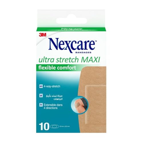 Nexcare 3M 570-10 Soft N Flex Bandage For Knee & Elbow 10S