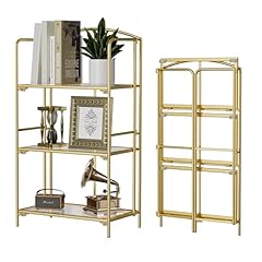 Gold Frame & Transparent Shelf