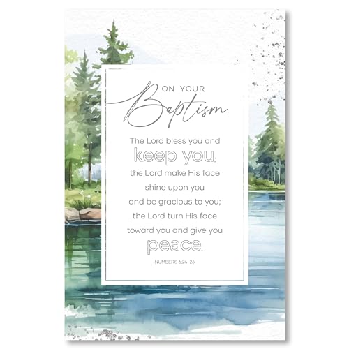 DEXSA On Your Baptism Wood Frame Wall Plaque 6