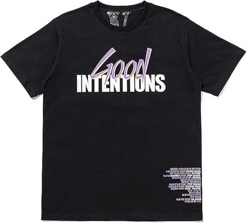 Fashion Men's Short Sleeved T-Shirt V Letter Printed Tops Casual Couple T-Shirt Hip Hop Short Sleeved Tops2