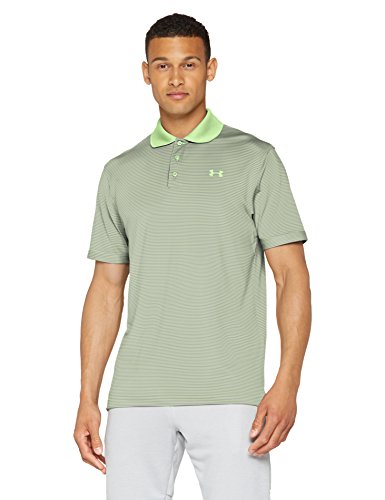 Under armour men's performance patterned polo, lumos lime /lumos …