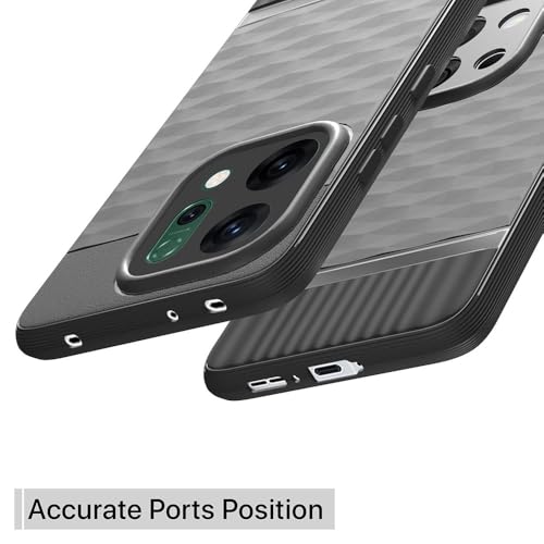 Image of amazon basics Shockproof Case for Oppo Reno14 Pro 5G | Full Camera Protection | TPU Flexible Back Cover for Oppo Reno14 Pro 5G (Matte Black)