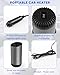 Portable 12V Car Heater with Fast Defrosting and Defogging, Compact 12V Heater for Car, Campervan and SUV, Plug-in Cigarette Lighter Heater Ideal for Winter Travel and Cold Weather Comfort