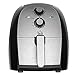 HOMCOM Friteuse à air 1700 W - friteuse sans huile - grande capacité 5 L - température réglable - minuterie 60 min. - alu. téflon PP argent noir