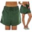 Four Pocket Drawstring Shorts - Army Green