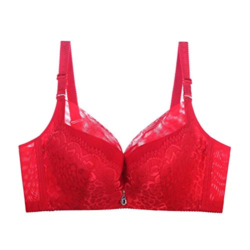 Buy Meizimei Ultra Boost lace Big Bra Plus Size bh Push up Bralette Bras Lingerie Wide Strap Bra