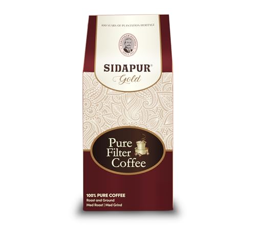 Sidapur Pure Filter Coffee - Roast & Ground (Powder) 100% Coffee, 0% Chicory (200), Packet