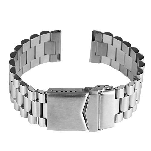 Bracelet montre 22mm maillons acier inoxydable pour remplacer une bande usée