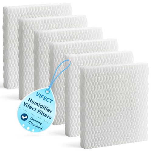 Vifect 6 Pack Humidifier Wicking HFT600 Filters T Compatible with Honeywell