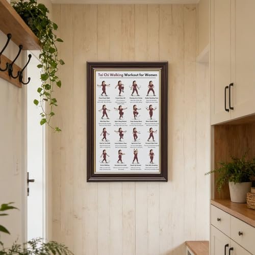 Poster toile marche Tai Chi programme exercices pour pratiquer à la maison - 6