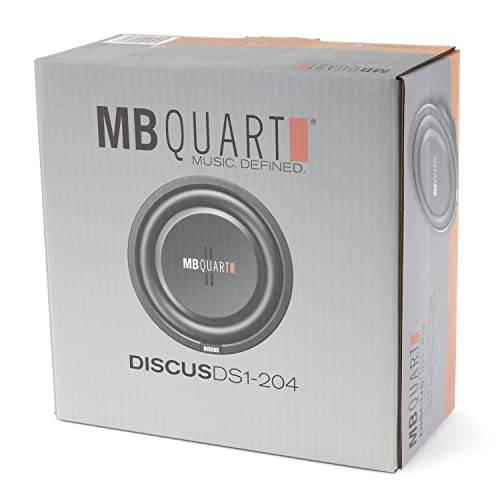 Mb Quart Ds1-204 Discus Shallow Mount Subwoofer (Black) – 8 Inch Subwoofer, 400 Watt, Car Audio, 2 Inch Voice Coils, Uv Rubber Surround, Best In Sealed Enclosures #TOP7