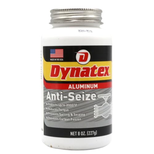 Image of Dynatex Aluminum Anti-Seize 8 oz Can - General Purpose, Prevents Galling Seizing Corrosion, High Heat & Pressure Resistant, Aluminum & Graphite (Single)