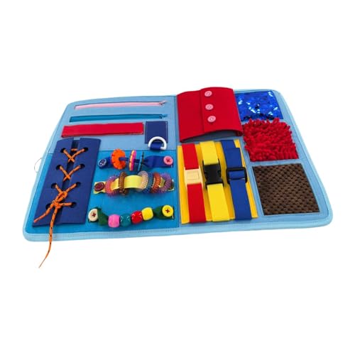 Amagogo Couverture sensorielle pour adultes - Jouet sensoriel à usages multiples - Couverture sensorielle polyvalente - Coussin sensoriel avec activités pour