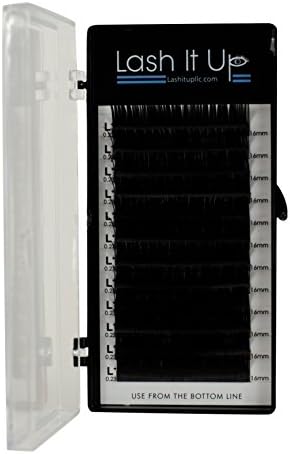 Lash it up Eyelash Extensions L Curl .23 Width 16mm Length