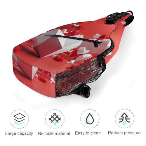Mochila deportiva tipo sling para senderismo y uso casual miniatura 5