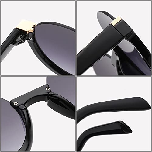 Lunettes de soleil rondes de qualité supérieure style retro chic - 4