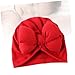 UTHCLO Boy Girl Cap Bowknot Fashionable Headdress Polyester Cotton Photo Props Red