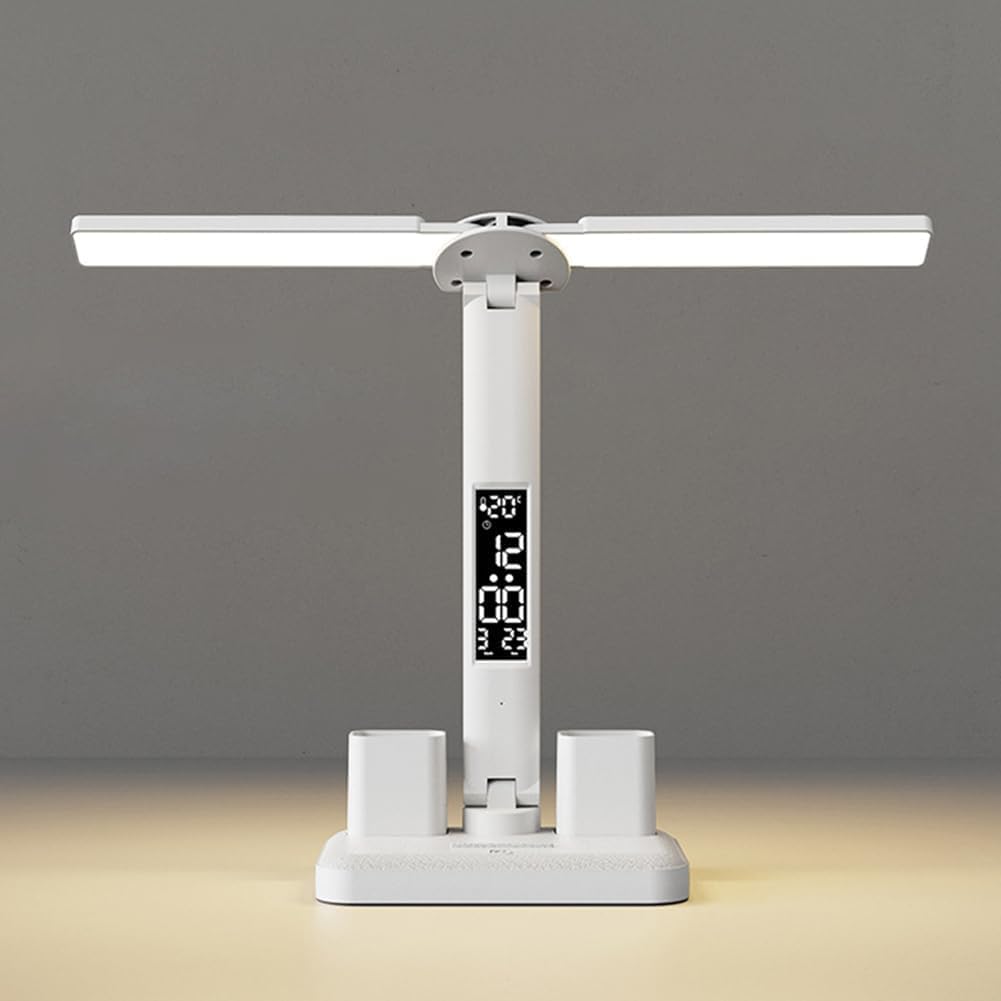 WOODONICK STORE LED Desk Lamp With USB Charging Port - Dimmable Touch Control Reading Table Light for Home Office, School Dorm Room Essentials, Task, Sewing, Crafting