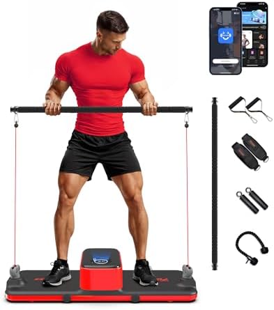 Smart Portable Home Gym Workout Strength Training Cable Machine, ...