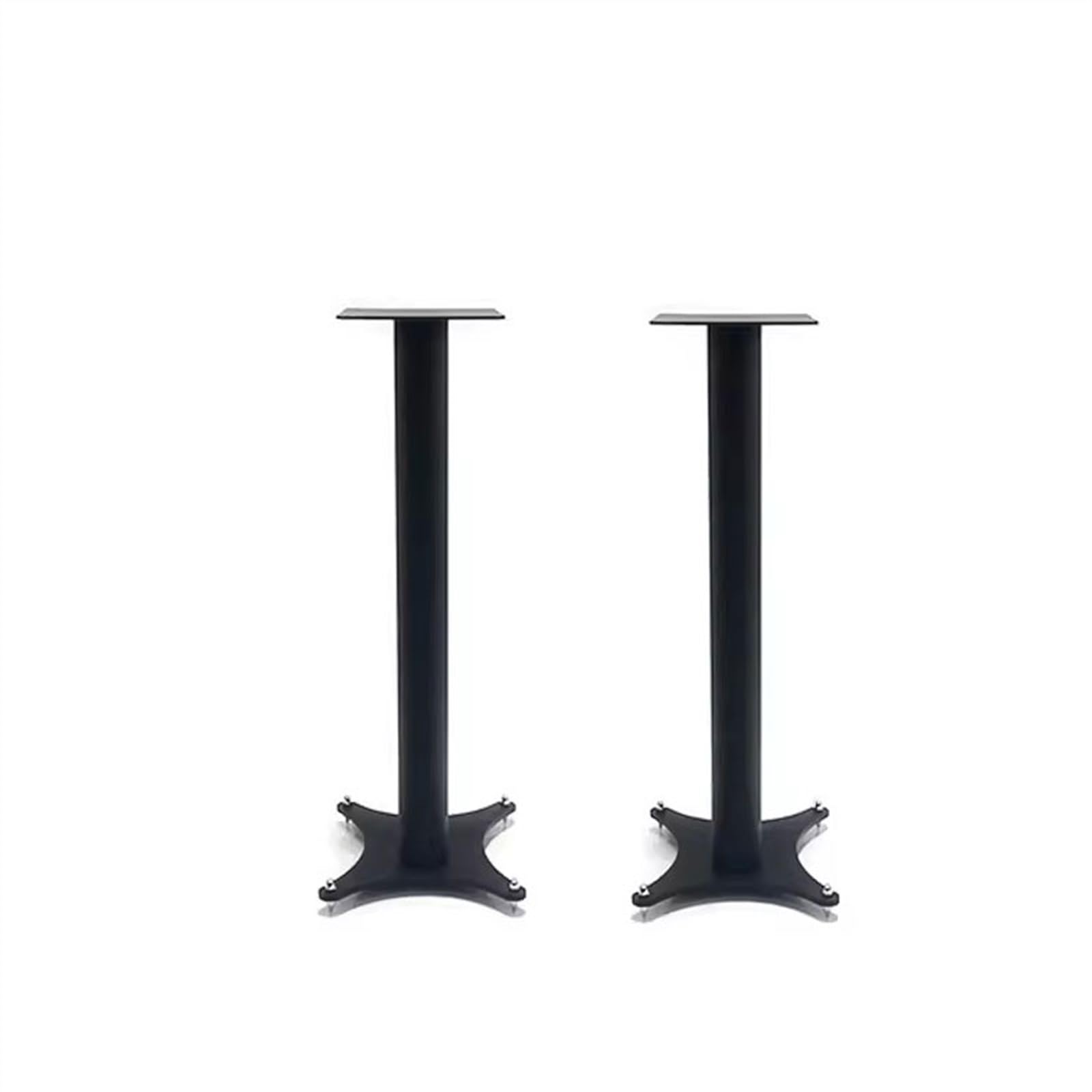 Supporto per casse acustiche Scaffale for altoparlanti interamente in metallo Scaffale for libri Treppiede antiurto Cornice audio professionale Supporto da pavimento surround Supporto for audio e vide