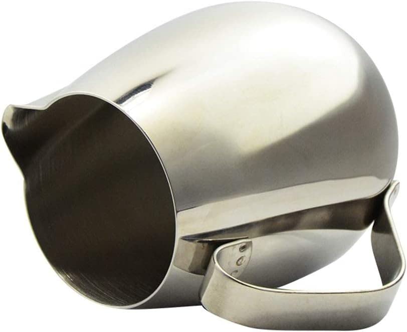 Jarra medidora de Acero Inoxidable, Jarra for espumar Leche for cafetera, Taza de Acero Inoxidable, Jarra for Hacer Vapor