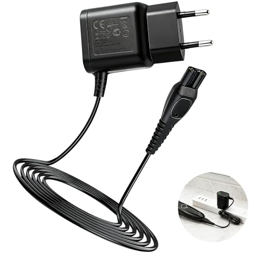 Jetstream 15V Chargeur Tondeuse Rasoir, Adaptateur d’Alimentation Rasoir Shaver Charger, Adaptateur Secteur avec Cordon, compatible avec le Chargeur de la...