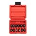 Sunex 1822, 1/4 Inch Drive Magnetic Impact Socket Set, 12-Piece, Metric, 5mm-15mm, Cr-Mo Alloy Steel, Radius Corner Design, Dual Size Markings, Heavy Duty Storage Case