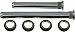 APDTY 49497 Door Hinge Pin And Bushing Kit - 2 Pins And 4 Bushings