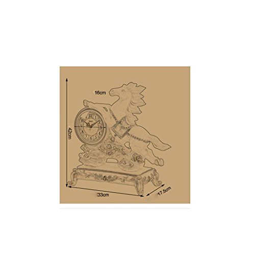 Reloj de mesa retro vintage para decorar salones elegantes 7