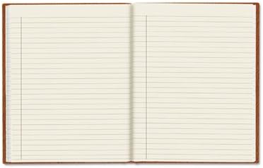 Blueline Da Vinci Notebook, College Rule, 11 x 8.5 inches, Cream, 75 Sheets (A8004) image 3