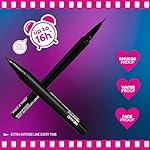 wet n wild Mega Last Breakup Proof Liquid Eyeliner - Ultra-Fine Brush, Waterproof, Long-Lasting - Cruelty-Free & Vegan - Ultra Black - Image 2
