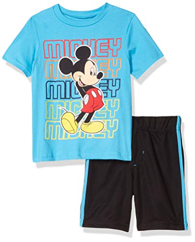 Disney Mickey Mouse Baby Boys T-Shirt & Shorts Set Blue 18 Months